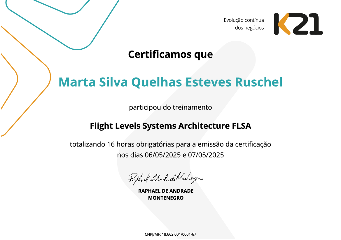 Certificado K21